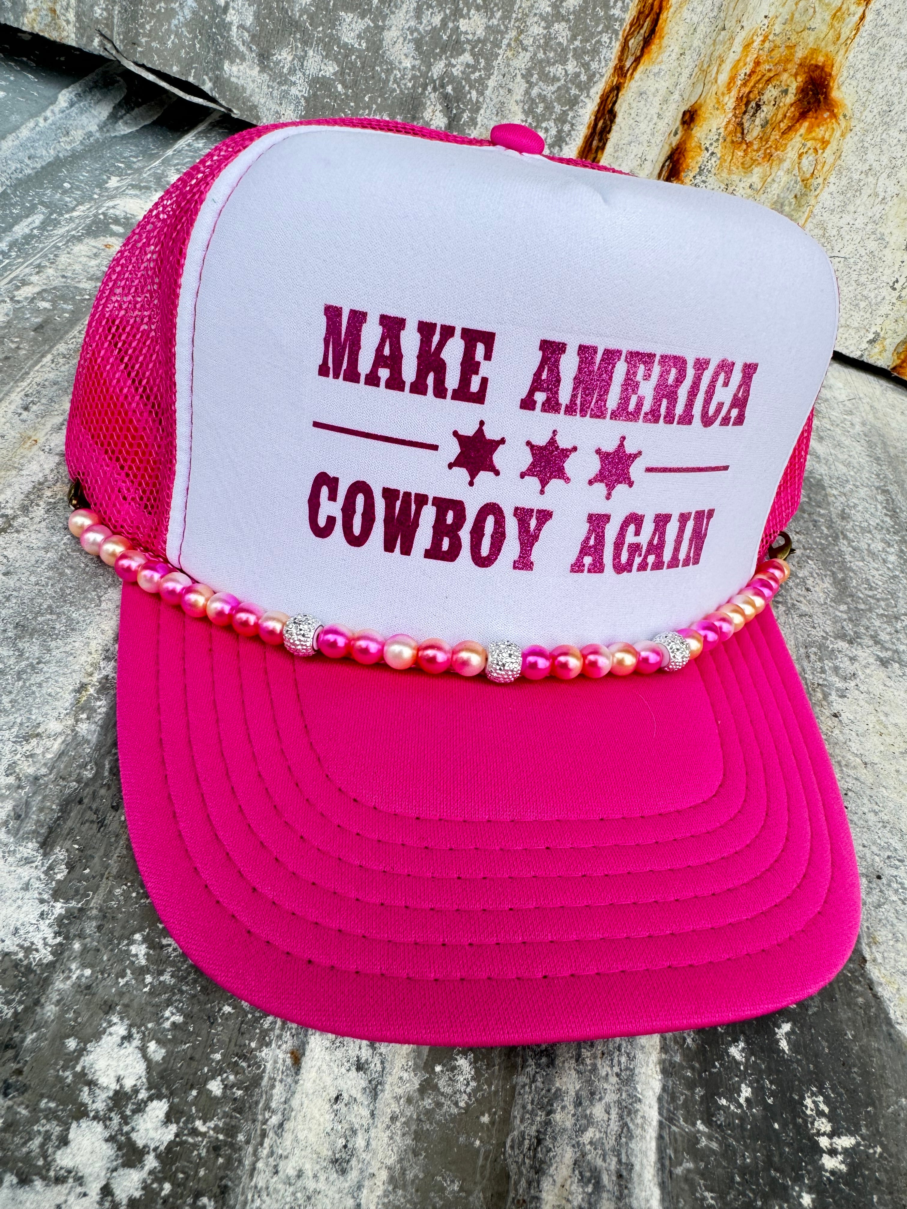 Make America Cowboy Again Trucker Hat