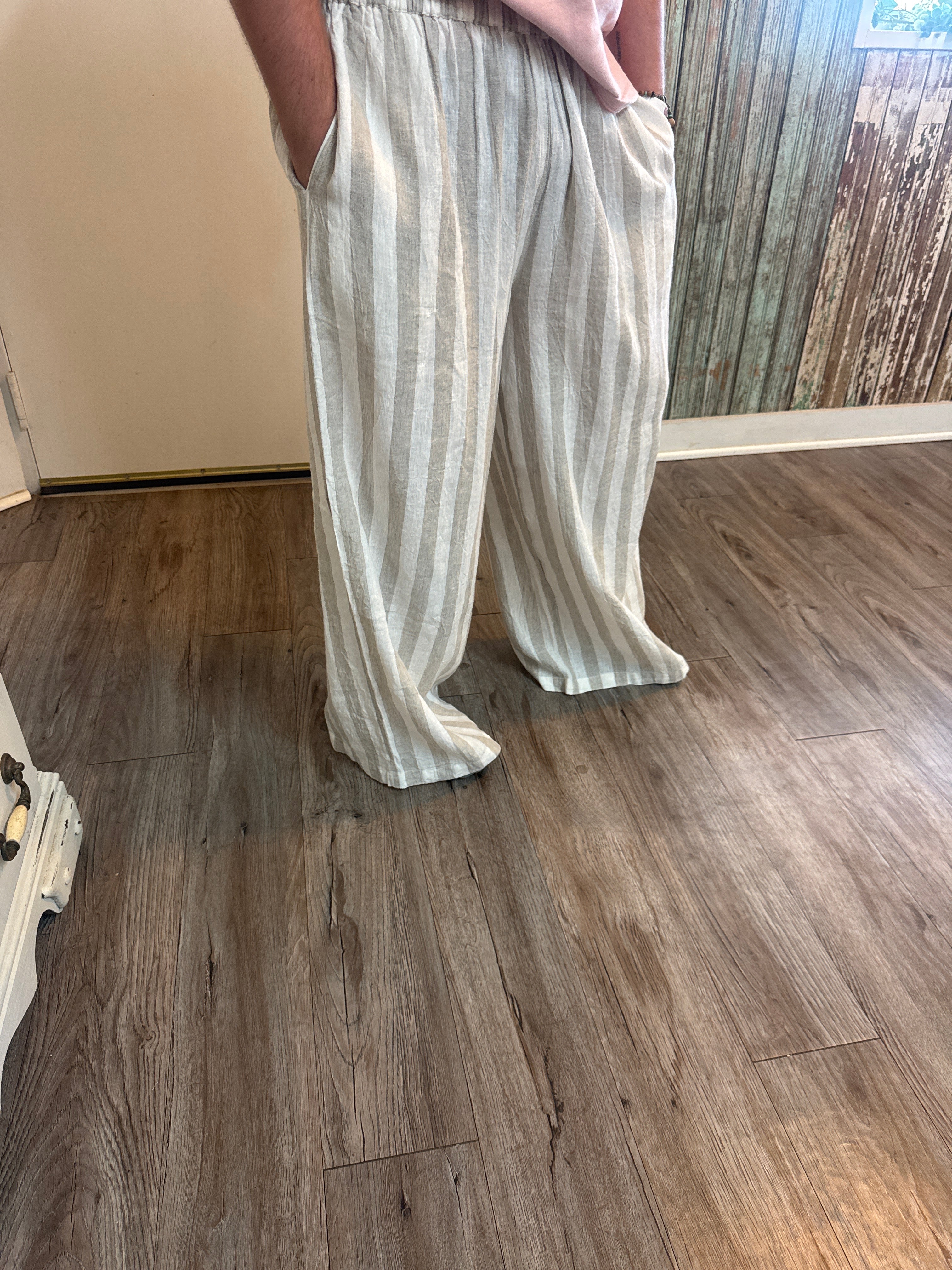 Coastal Breeze Linen Pants