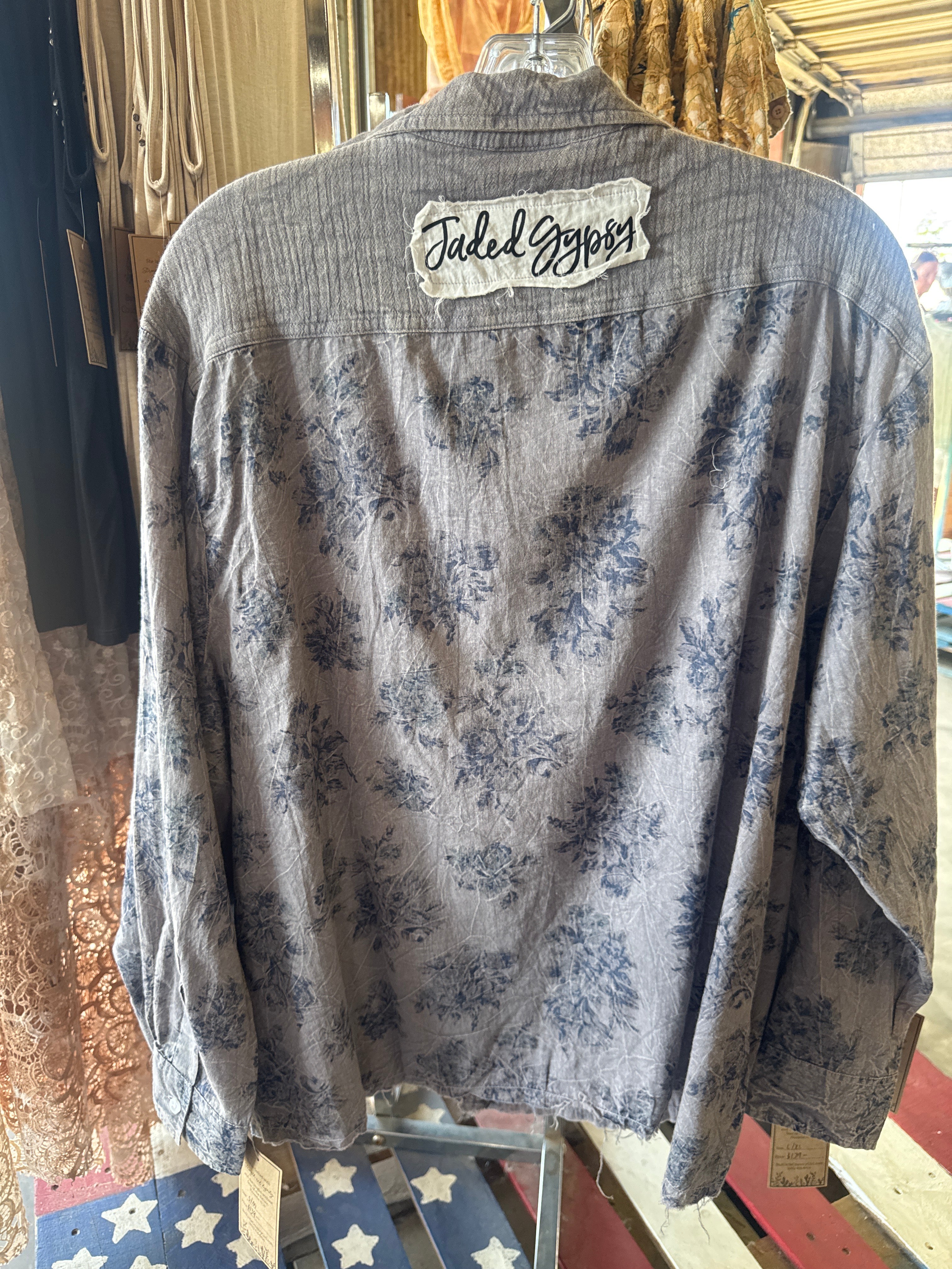 Denim Garden Top -Jaded Gypsy