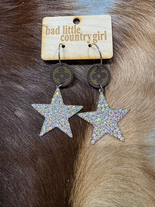 Shining star earrings