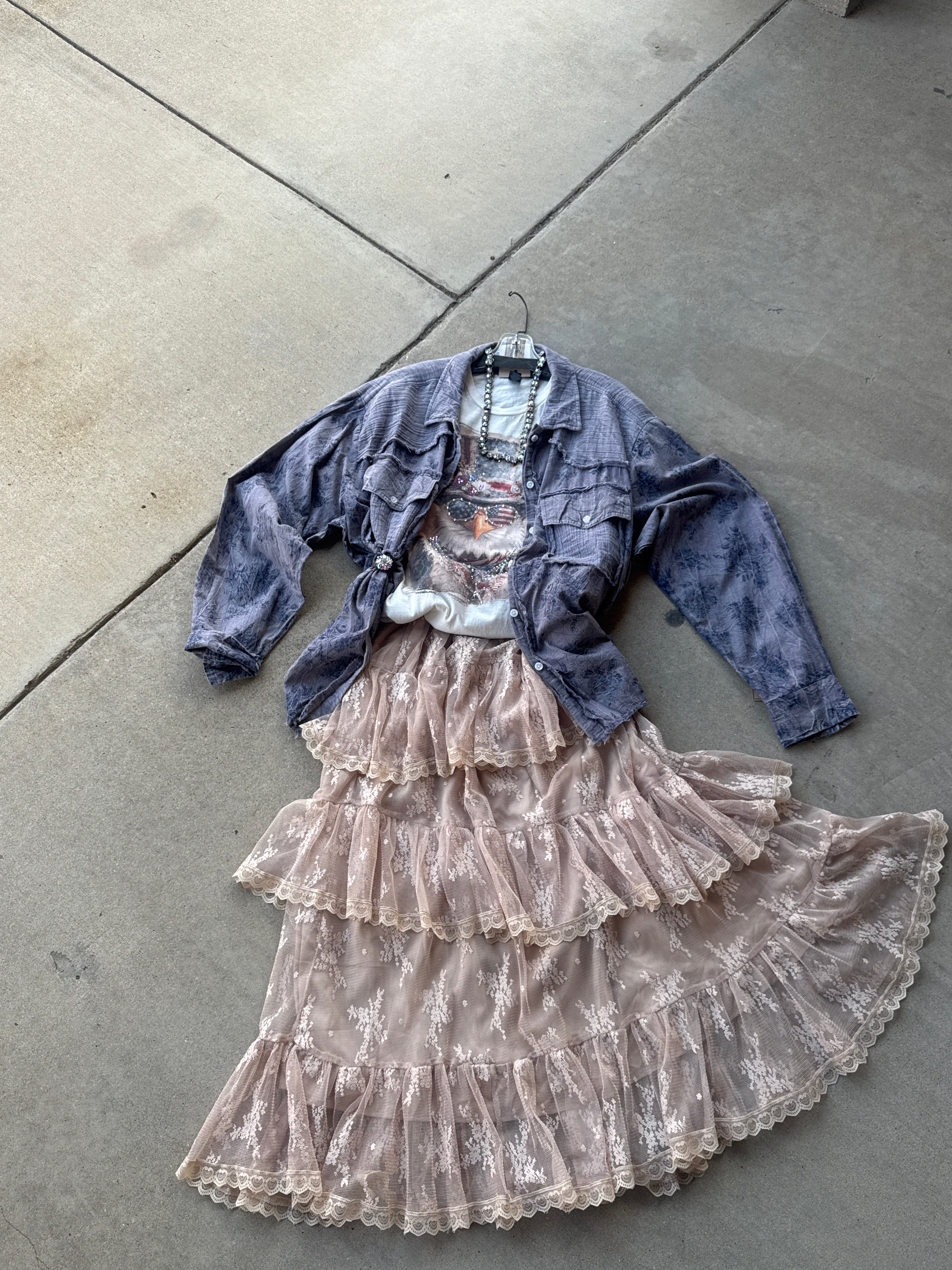 Fancy Frock Lace Skirt