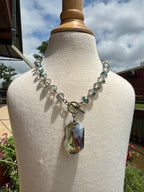 Iridescent Crystal Necklace