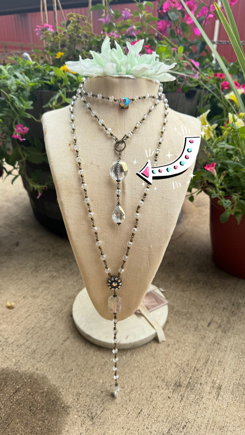 Clear Crystal (Short) Necklace