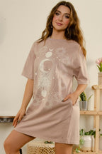 Sun & Moon Tshirt Dress