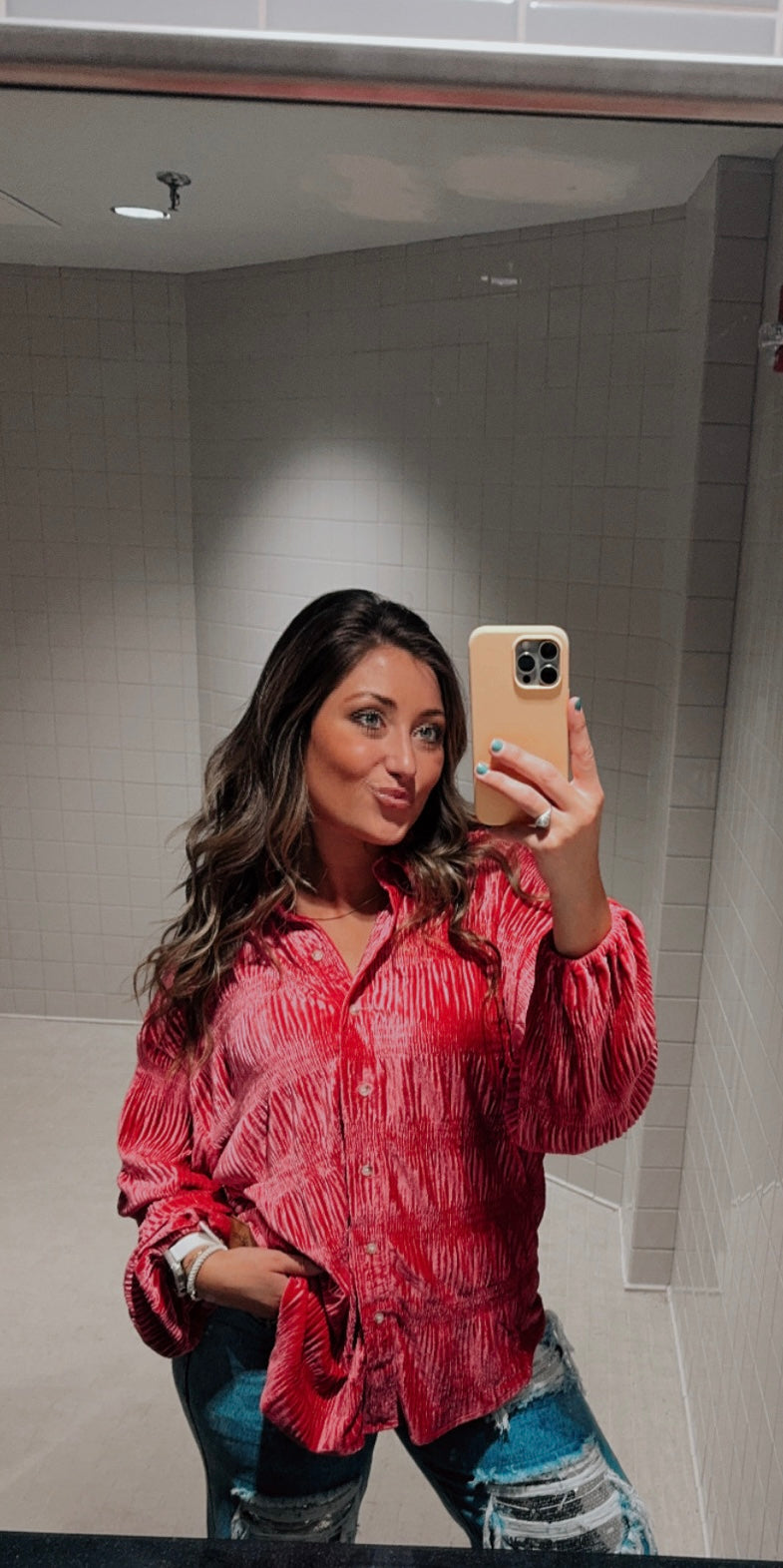 Too Hot Velvet Top