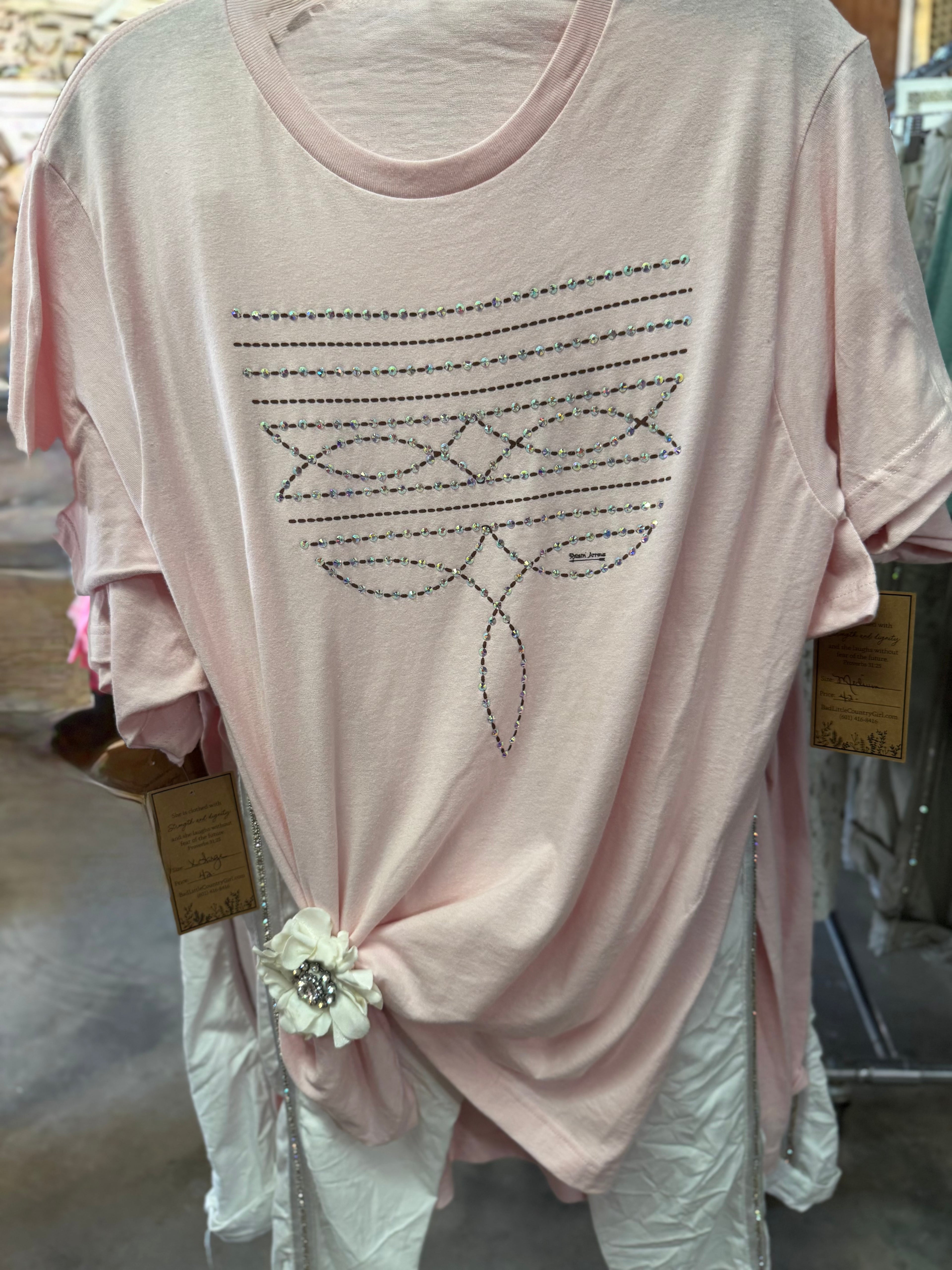 Rhinestone Cowgirl Roper t-shirt