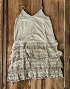 Vintage Ruffle Slip Dress