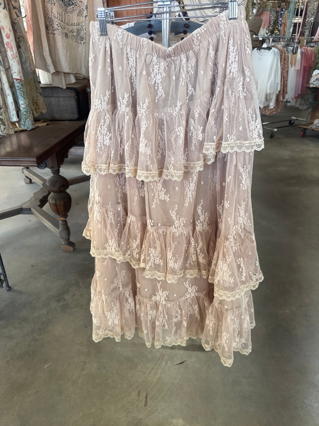 Fancy Frock Lace Skirt