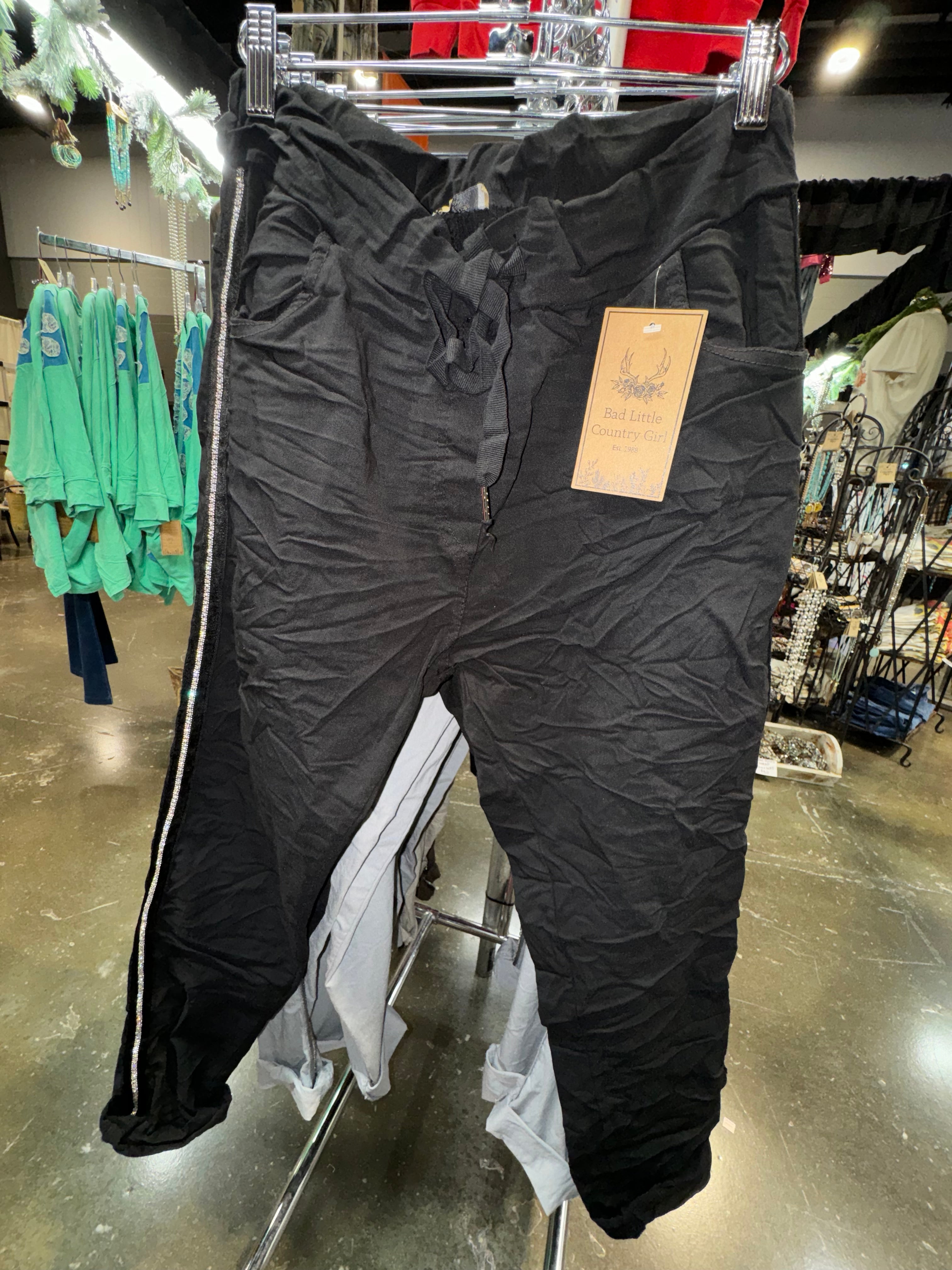 Rhinestone Jogger (One Size)