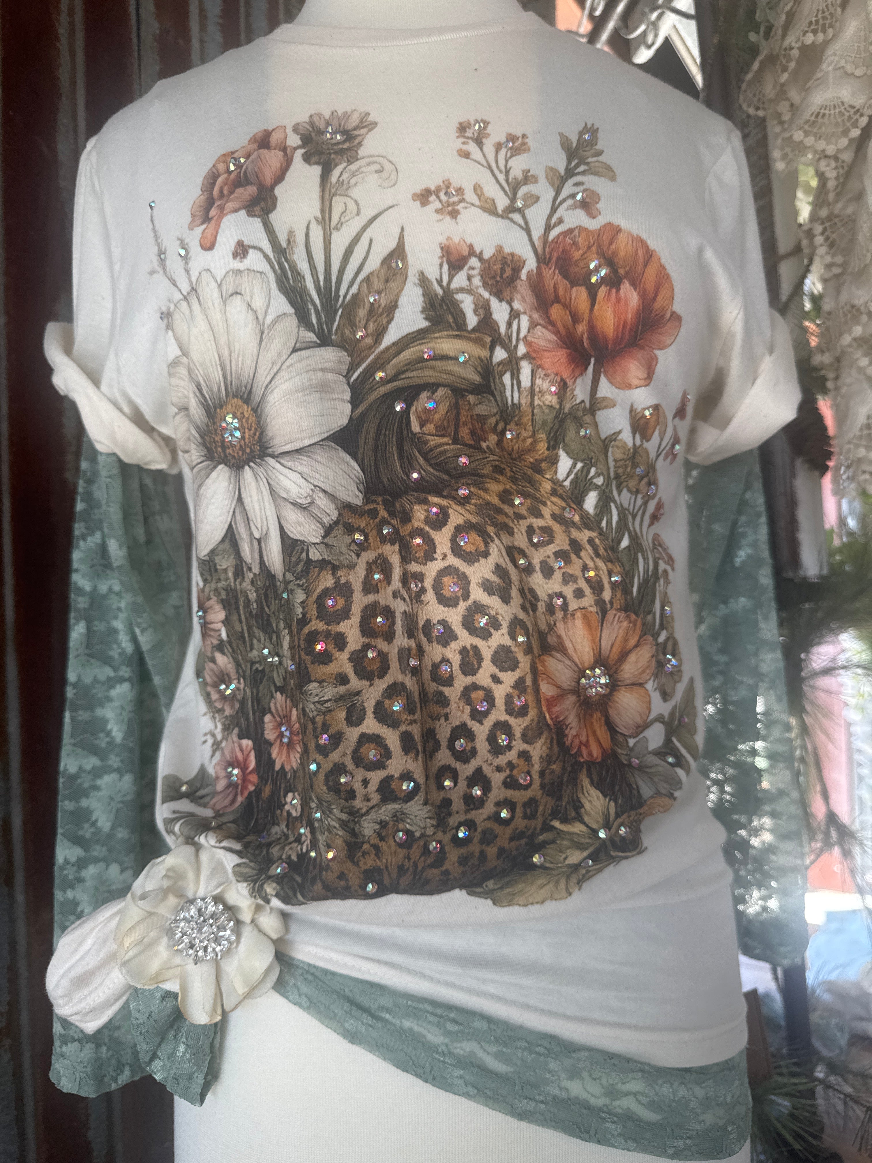 Wildflower Leopard Pumpkin