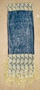 Denim/Lace Scarf