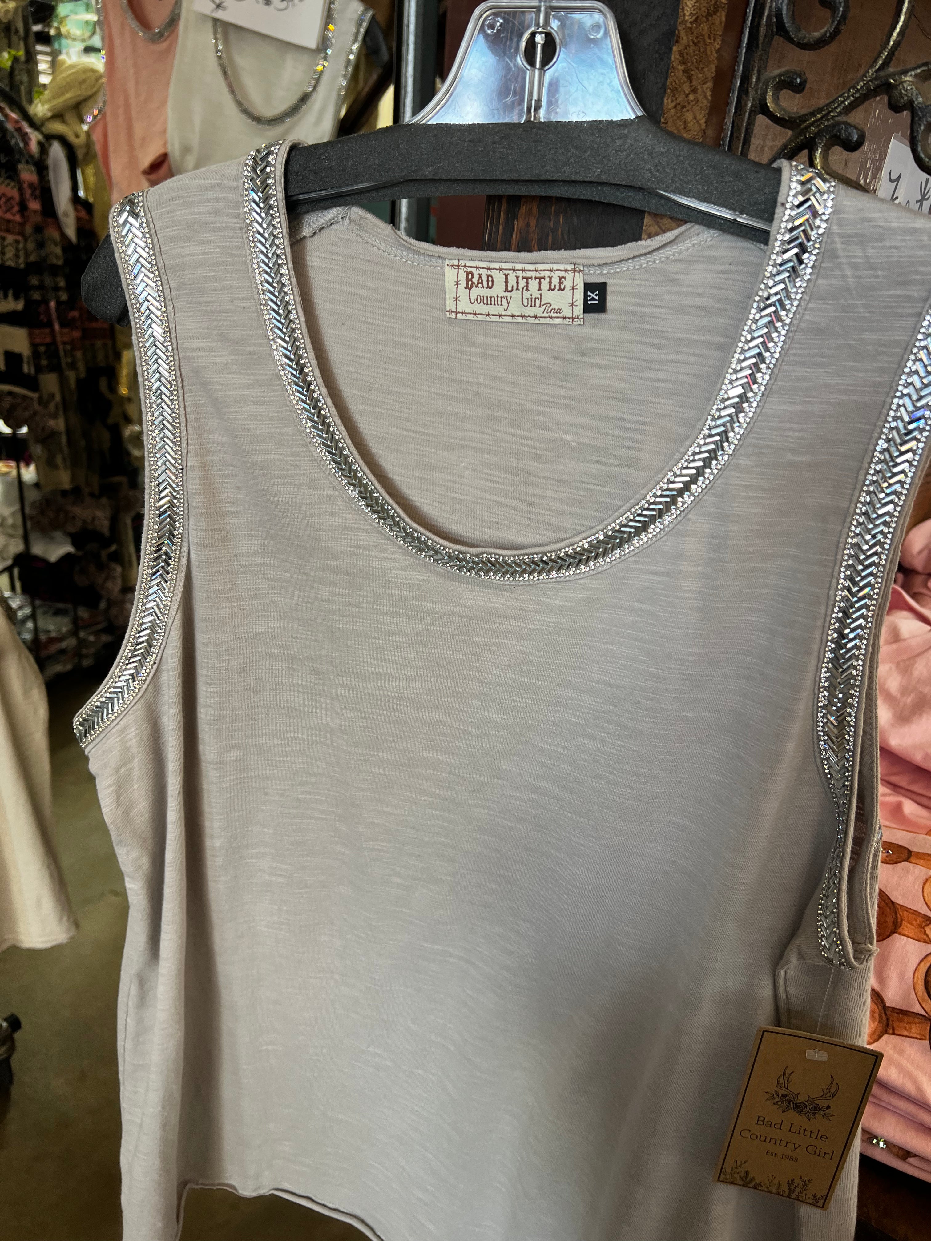 Bad Little Country Girl Signature "Bling" Tank Top