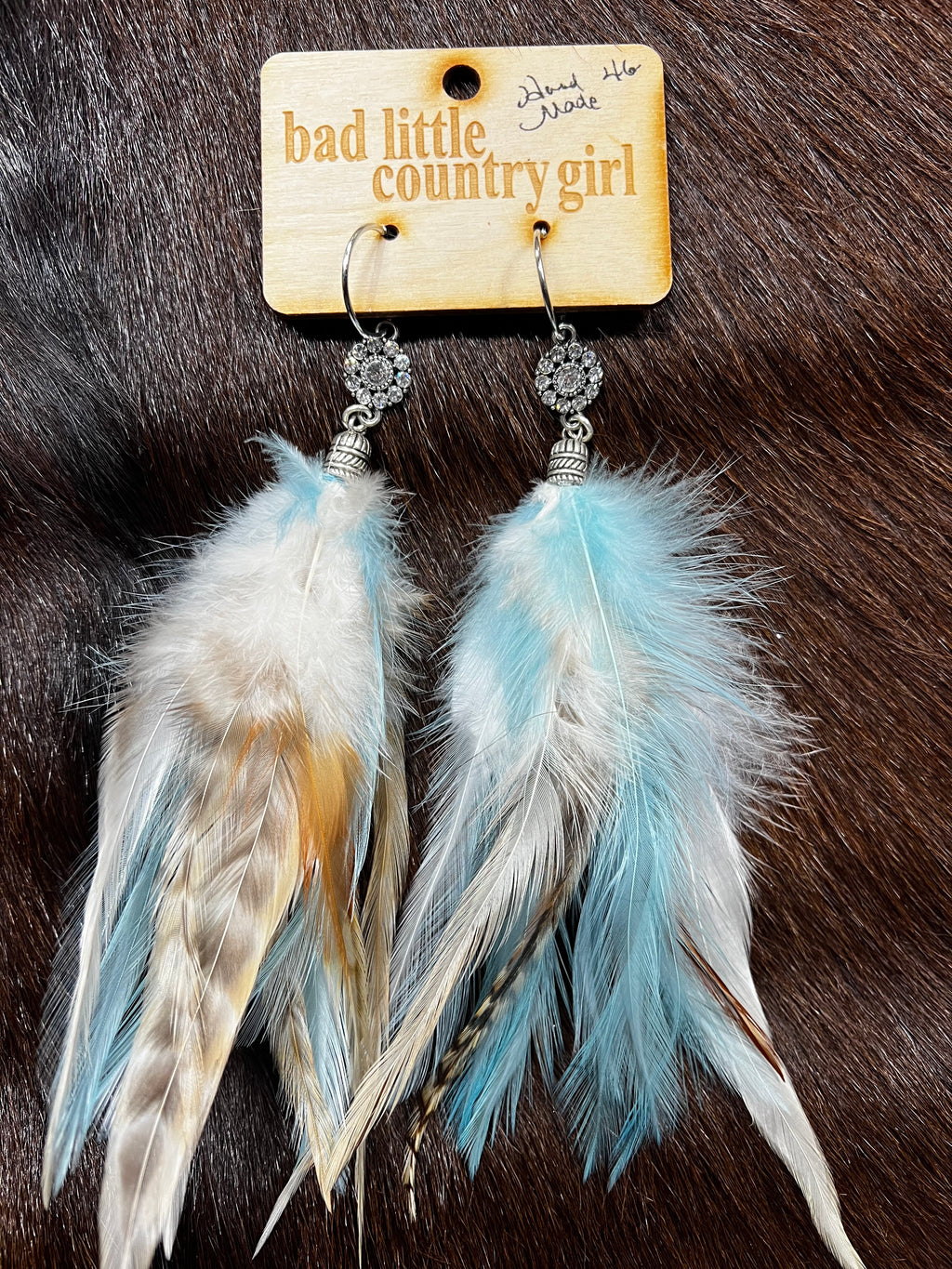 Southern Spark Feather Earrings