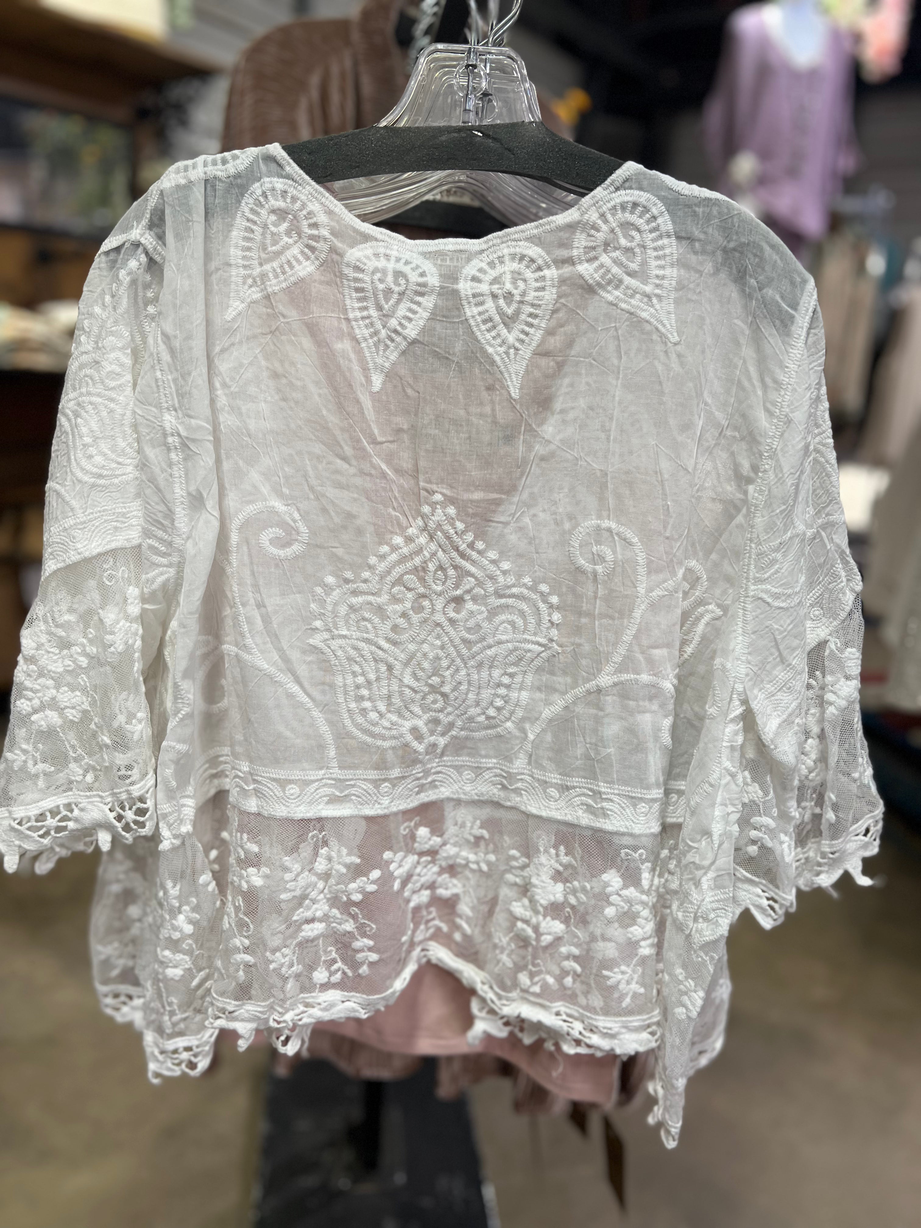 White Willow Pullover