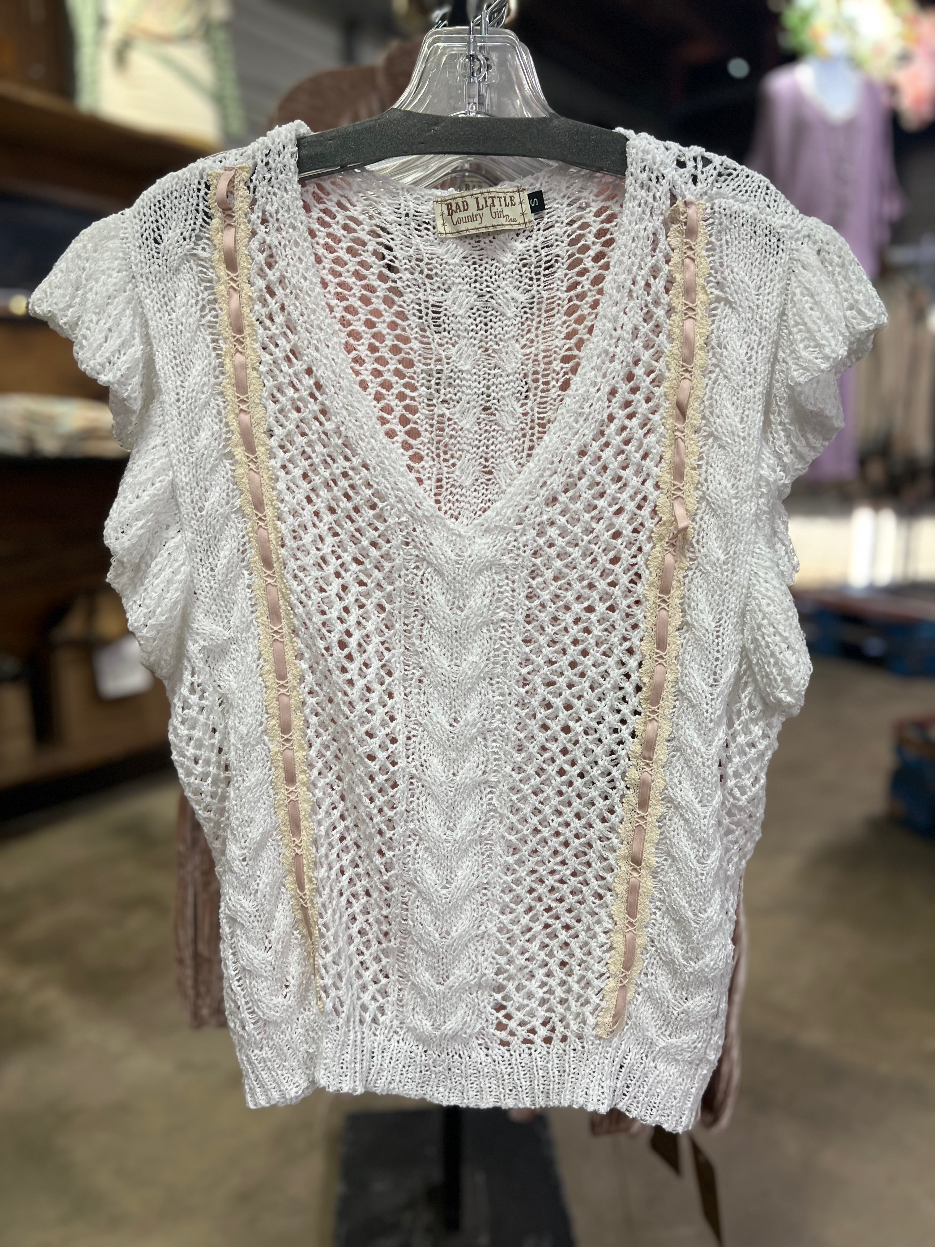 White Willow Lace Blouse