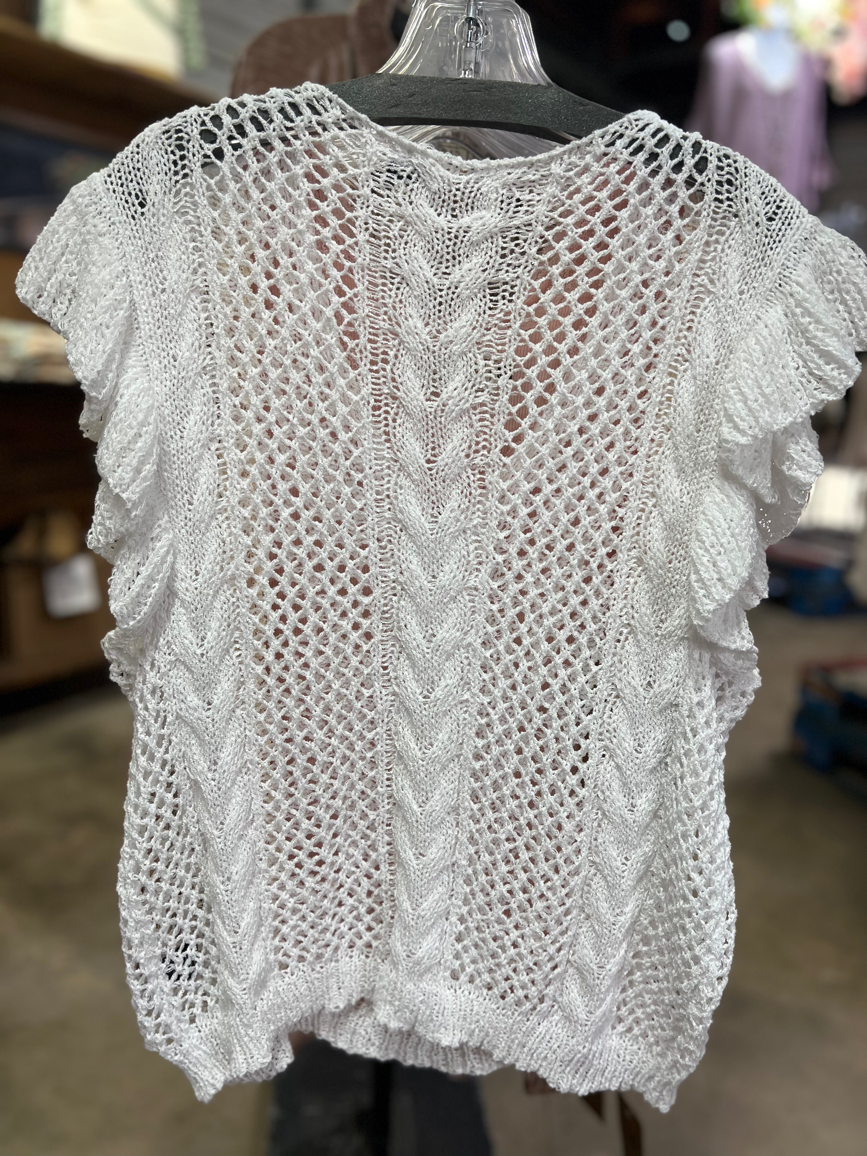 White Willow Lace Blouse