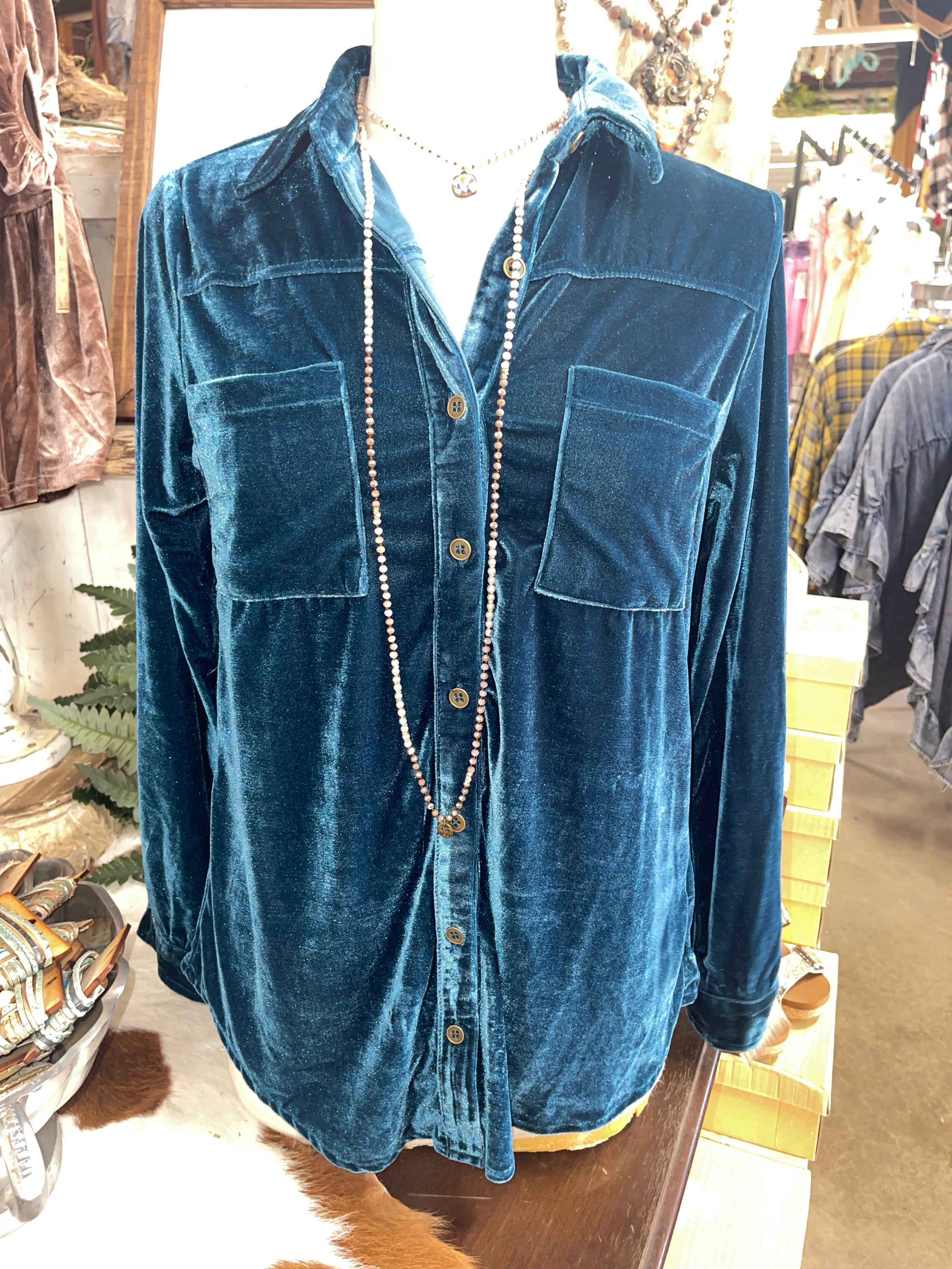 Velvet Camp Shirt