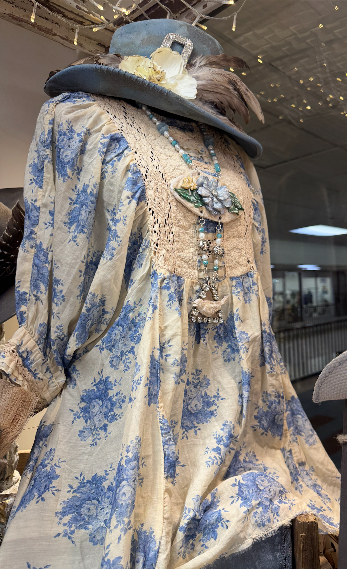 Blue Bouquet Baby Doll